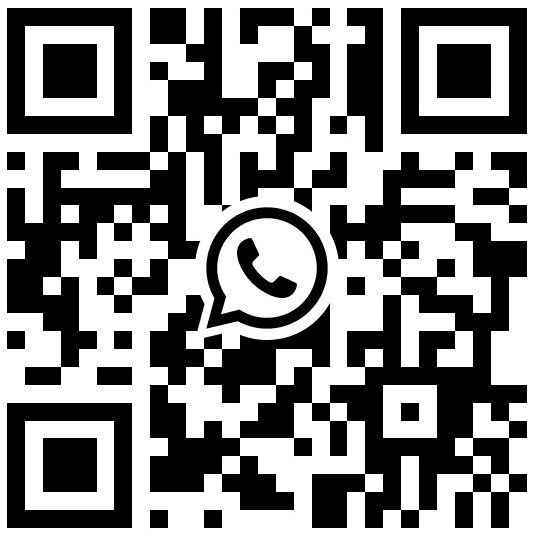Designer WhatsApp contact QR code